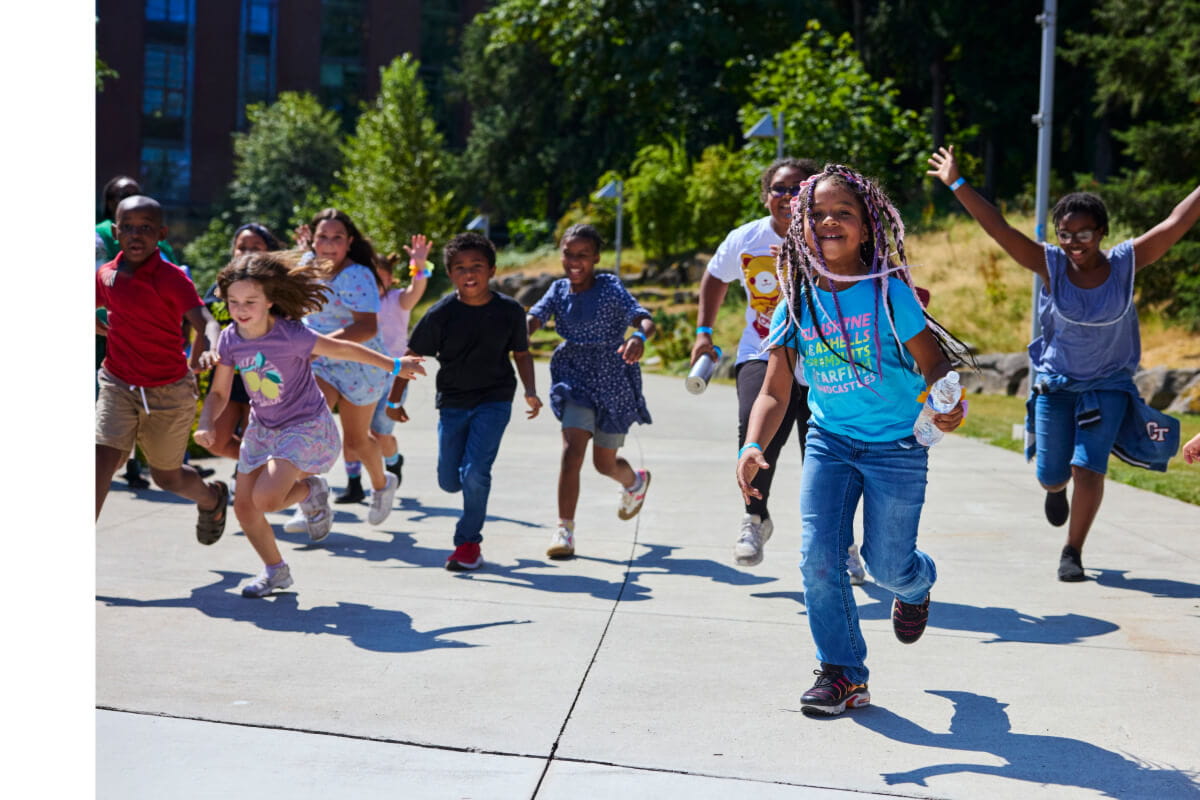 kids playing outside
