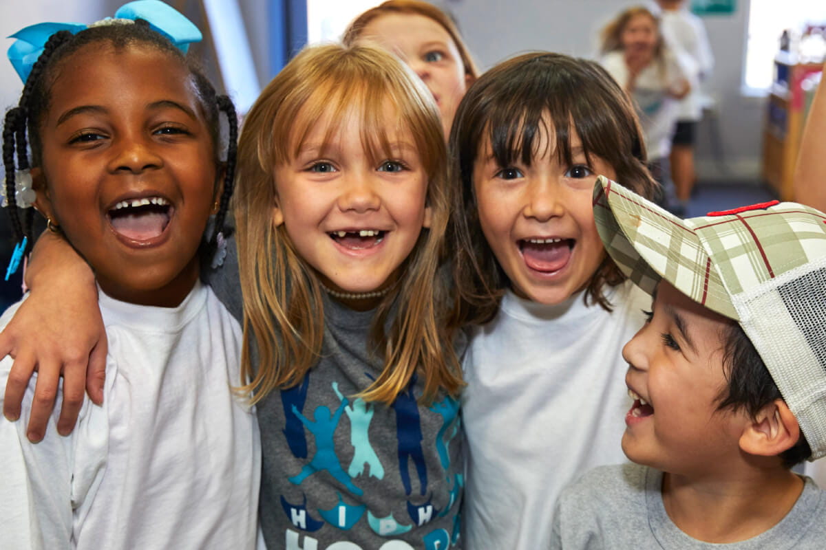 children smiling