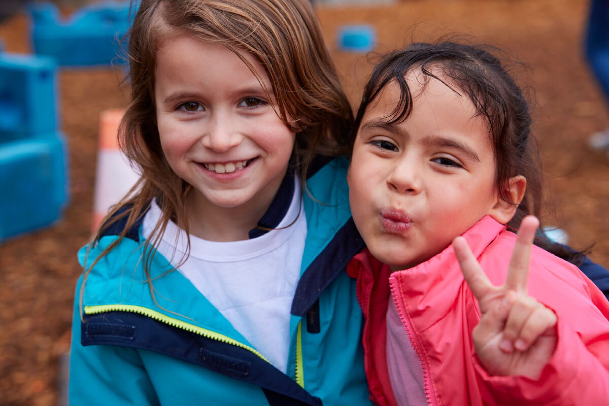 kids outside playing