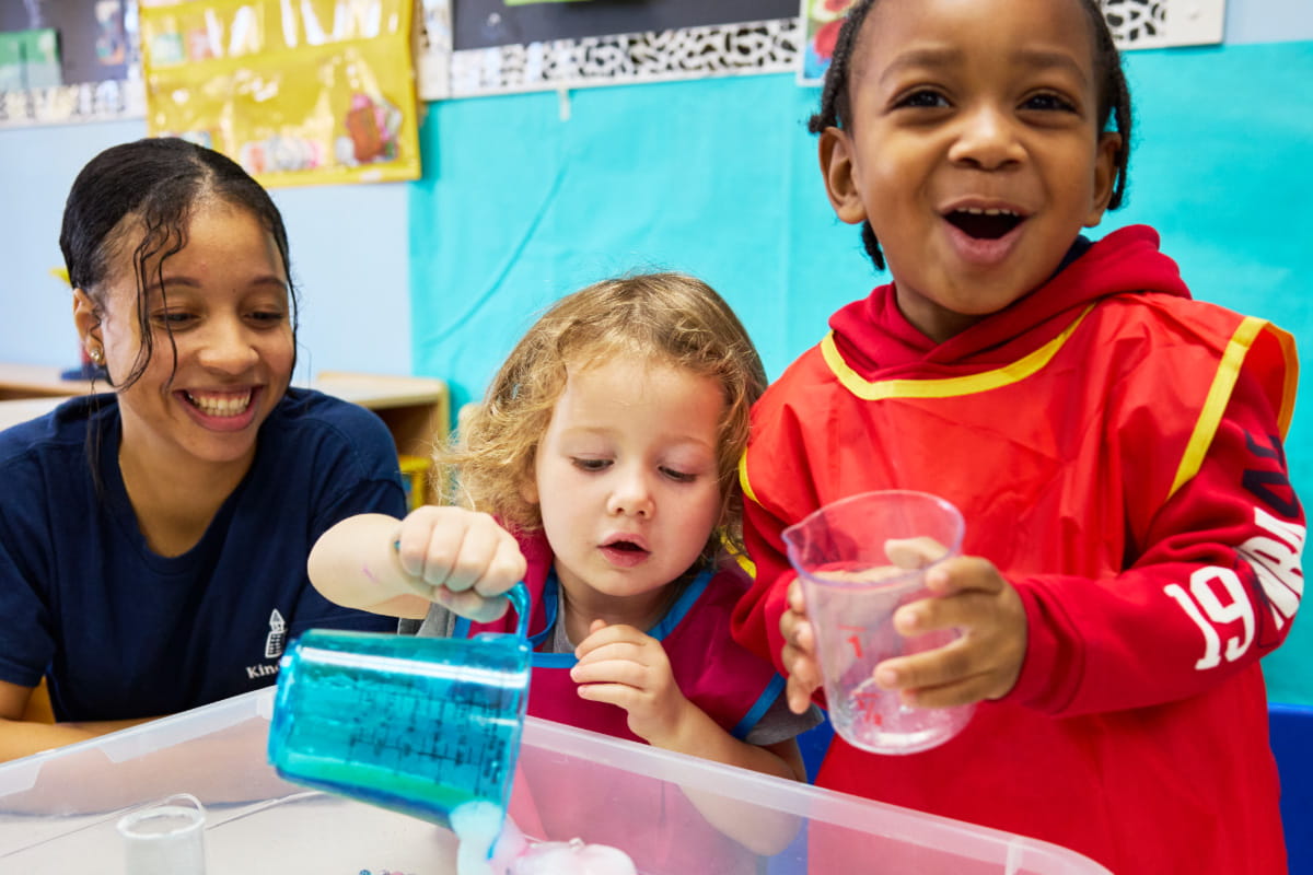 teacher with toddlers