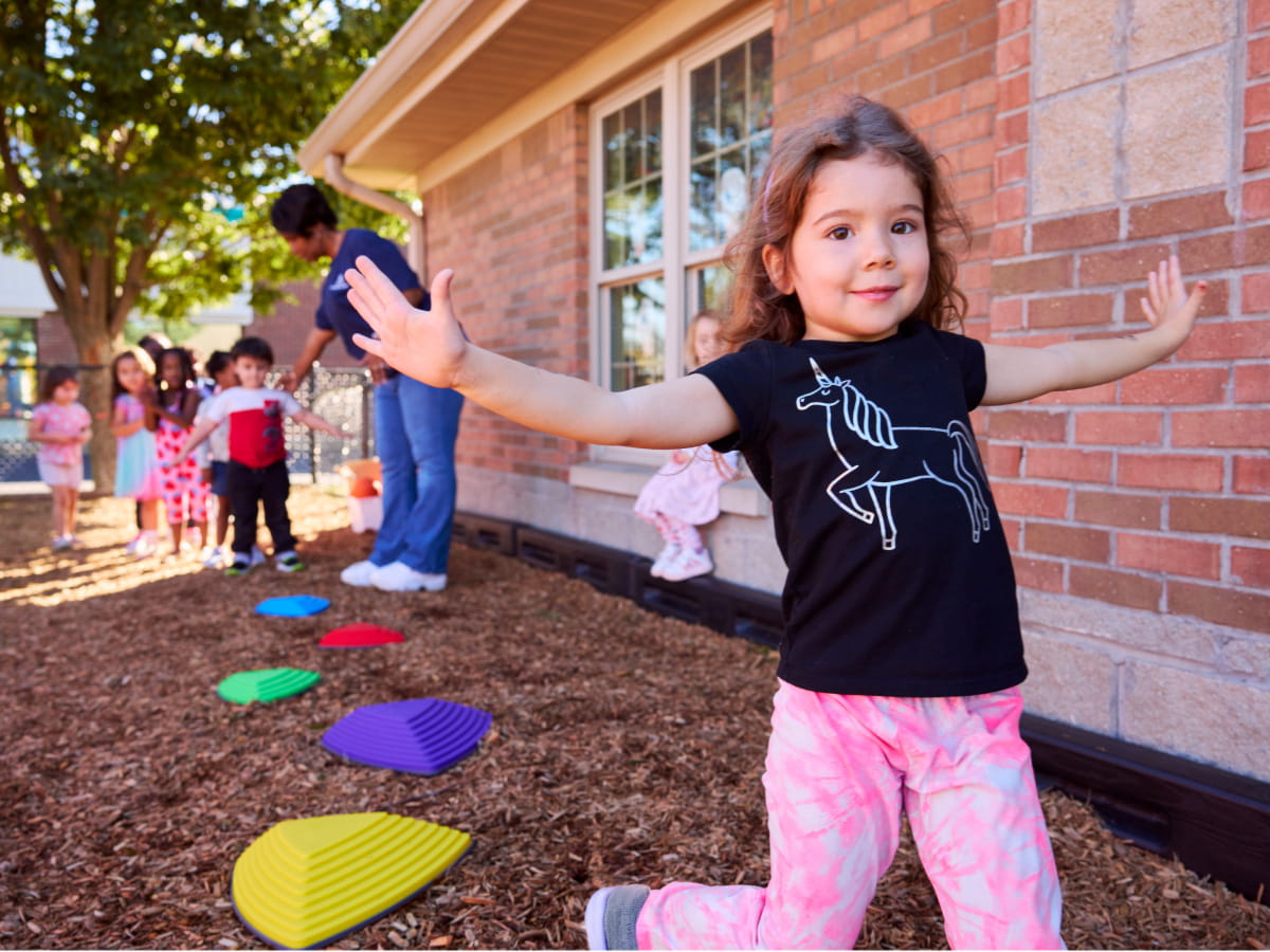 kids playing outside